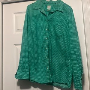 Gap long sleeve shirt-size large